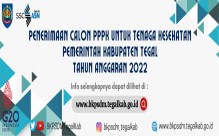 Pengumuman Penerimaan Calon PPPK Untuk JF Tenaga Kesehatan Pemkab. Tegal TA 2022