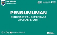 PENGUMUMAN PENONAKTIFAN SEMENTARA APLIKASI E-CUTI